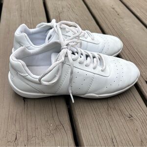 MFREELY White Cheerleading Cheer Shoes | Size 37 / US 6.5/7